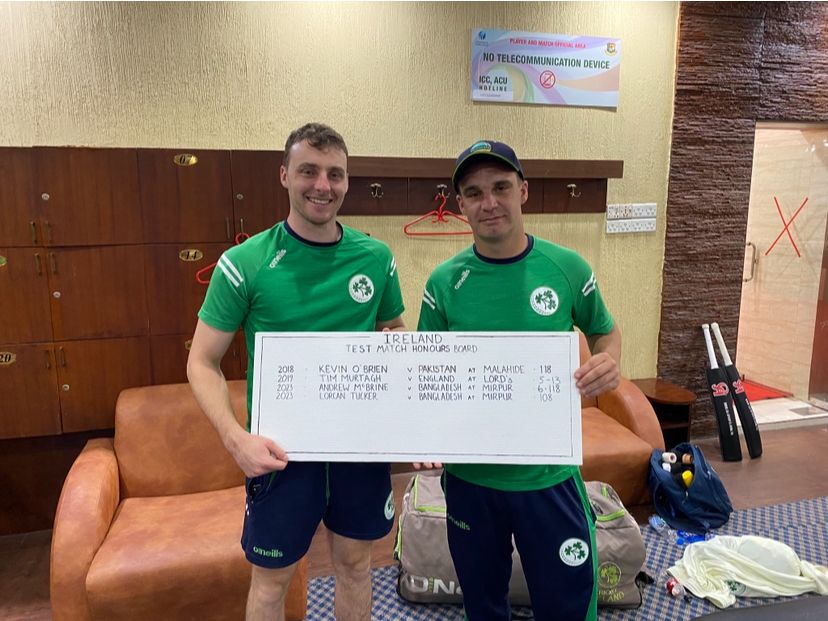 nathanrjohns's tweet image. Belated plug for this xmas read on Ireland's travelling honours board, which is now full

The only nation with a portable board for Test centuries and five-fers. In a way, it has become a wholesome metaphor for Irish cricket's rights and wrongs

See link in bio for full story