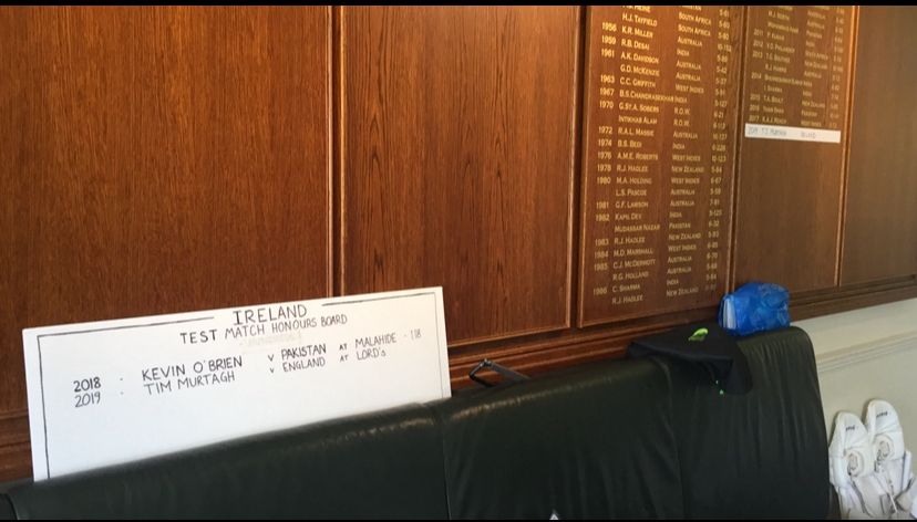 nathanrjohns's tweet image. Belated plug for this xmas read on Ireland's travelling honours board, which is now full

The only nation with a portable board for Test centuries and five-fers. In a way, it has become a wholesome metaphor for Irish cricket's rights and wrongs

See link in bio for full story