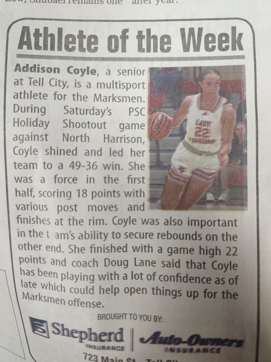 TC Lady Marksmen BBall tweet media