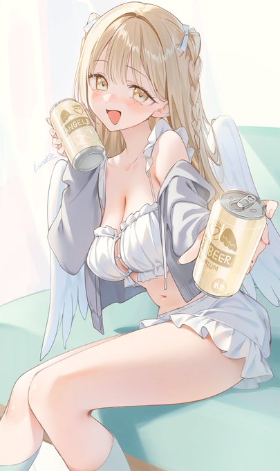 おしごとおつかれさまっ! お正月休み?飲んで騒いで宴しちゃお～～～ଘ(ˊᗜˋ)و と、酒カス天使ちゃんが申しております!