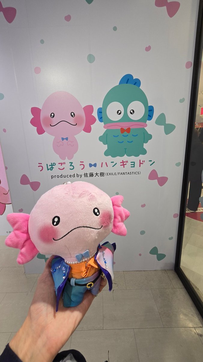 EXILEうぱごろう ハンギョドン ポップアップ ぬいぐるみパスケース