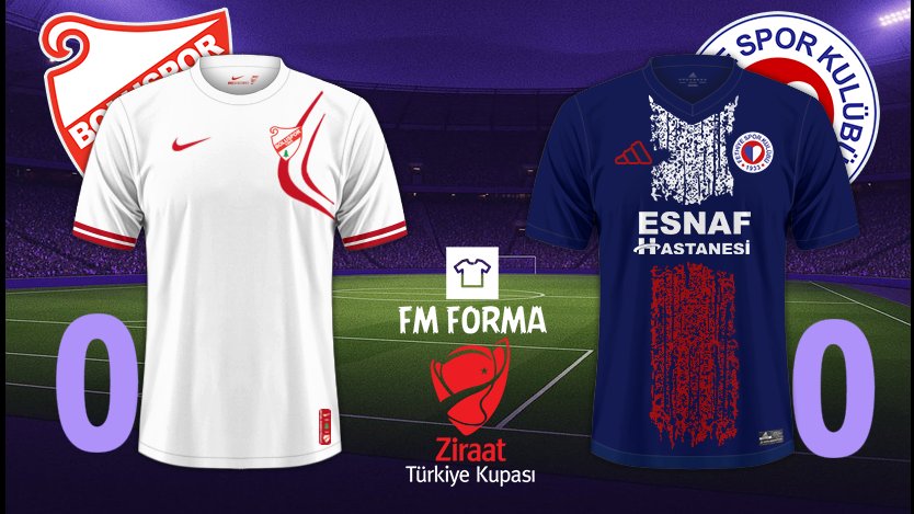 FmForma's tweet image. 🏆Ziraat Türkiye Kupası
🗓24.12.2025
⏱15:30
📅A Grubu
🏟Bolu Atatürk Stadyumu
⚽️#Boluspor 0️⃣🆚#Fethiyespor 0️⃣