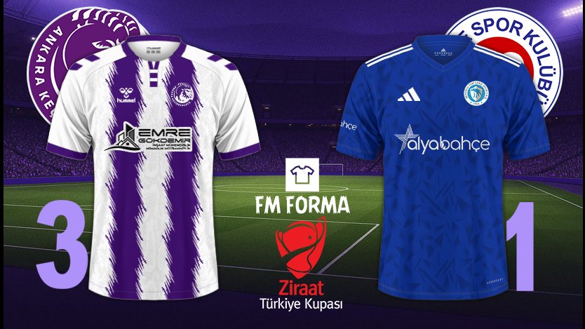 FmForma's tweet image. 🏆Ziraat Türkiye Kupası
🗓24.12.2025
⏱18:00
📅C Grubu
🏟Eryaman Stadyumu
⚽️#EmreGökdemirİnşaatAnkaraKeçiörengücü 3️⃣🆚#BeyoğuYeniÇarşıSporFaaliyetleri 1️⃣