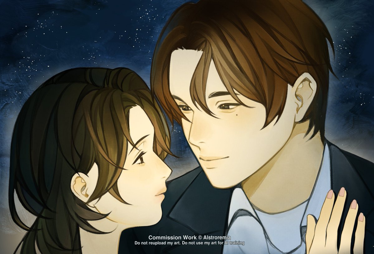 alstroremia's tweet image. Commission work! Thankyou 🌸🧡 
#VgenComms