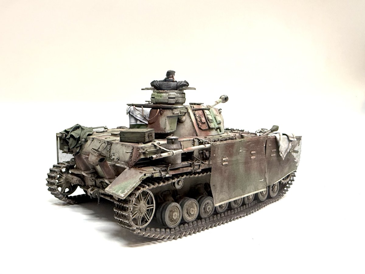 5作目はborder model Ⅳ号戦車J型最後期型Gturretです。この車両はAK