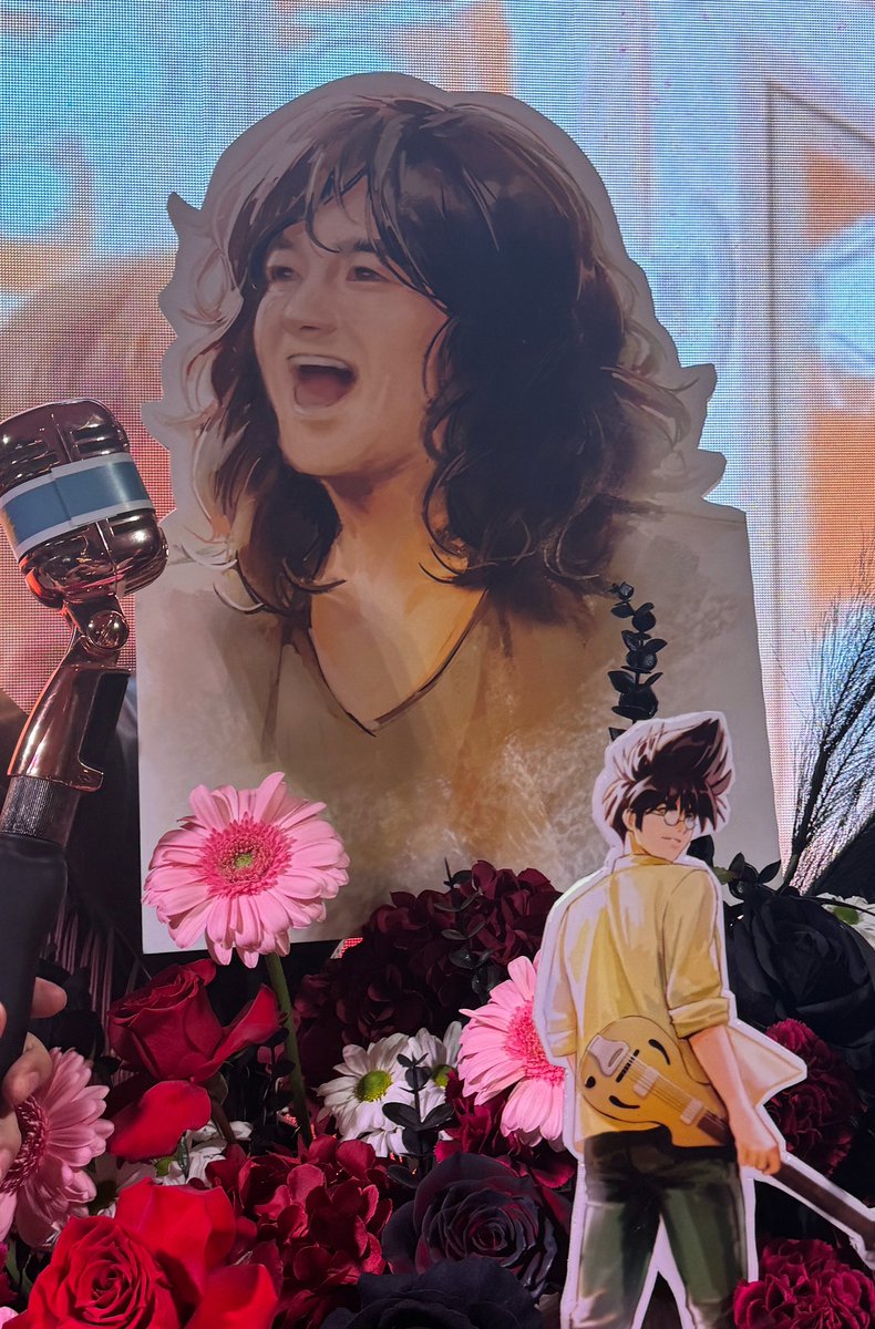 Nekkikamille's tweet image. 很可惜没有用上的给福山芳树的花篮，主催@saurst ，设计@Elbert_sun8308 ，插图：我，希望能尽快看上live🙏