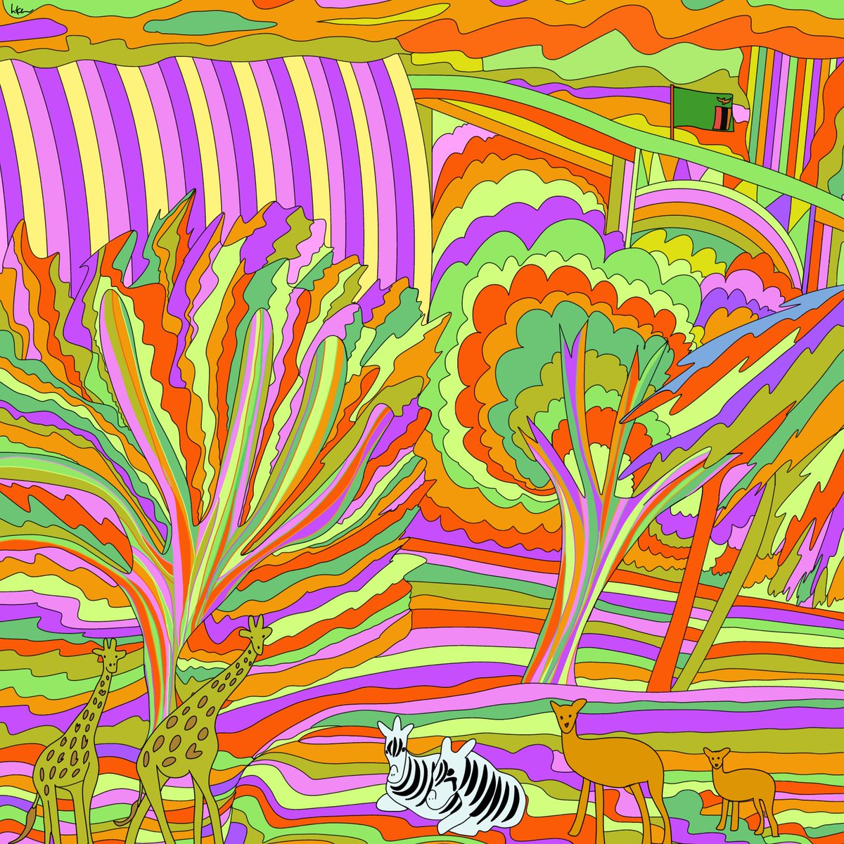 galaxypopcrew_'s tweet image. 【Zambia🇿🇲】

Zambia is a beautiful country with great nature and many wild animals. I painted waterfalls, winds on the grassland, and animals freely with my imagination, so people can feel the nature and culture of Zambia! 👑🕊️

#nft #NFTArts #NFTCollection  #nftcollector #art