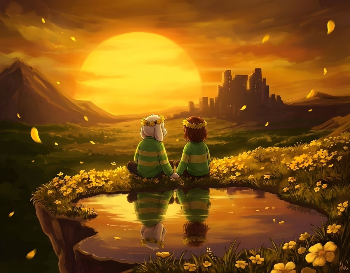 ReliasRederurm's tweet photo. #Chara #undertale #AsrielDreemurr #love #outsideworld https://t.co/amnHoKwTp6