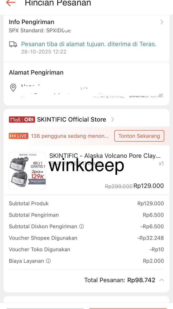 14winkdeep's tweet photo. wts skintific clay mask pore alasca volcano deep cleansing

Harga : 40k aja (nego tipis)
Alasan jual : ga cocok di ak
Masih segel

Bisa oren
Dom jatim https://t.co/rm35uWciY1