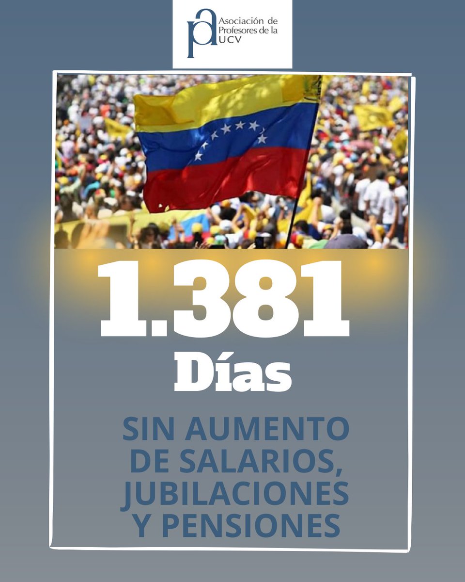 #UCV #Venezuela #SalariosDignosYa #BonoNoEsSalario