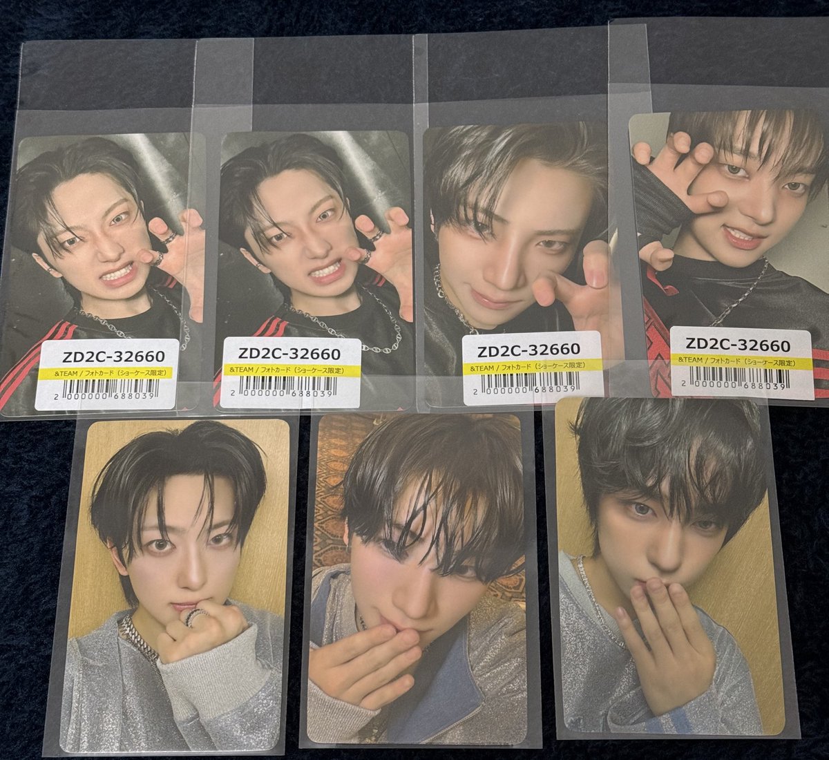 韓国　&TEAM　ショーケース　ショケ　SHOW CASE　トレカ　マフラー &TEAM Back to Life FANMEETING ファンミ ショケ ショーケース トレカ