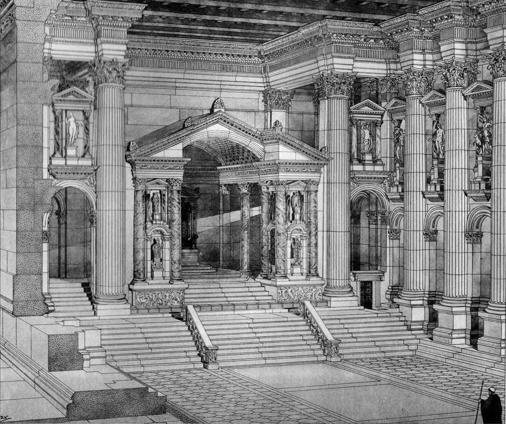 nmhistoire's tweet image. L’adyton du petit temple de Baalbek, Liban