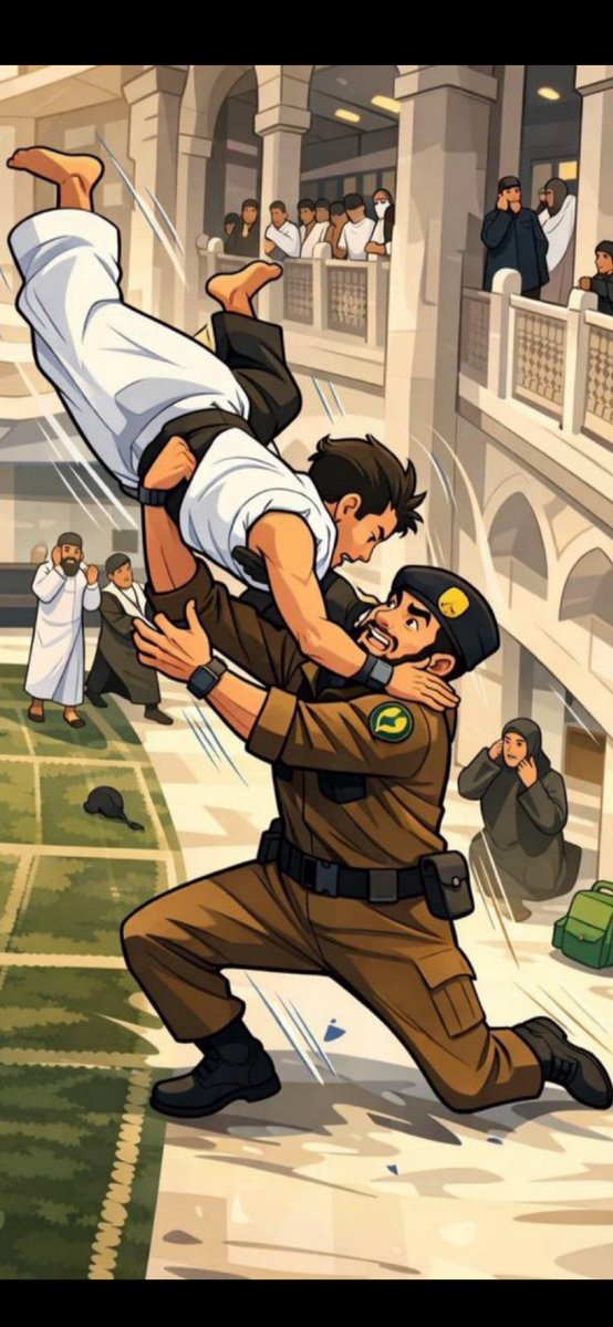 (ريان وشهامة الشجعان)🇸🇦1

في ساحات الحرم ، 
تتلاقى الأرواح قبل الأجساد، 
يقف رجال أمن الحرم لا طلبًا لثناء، 
بل أداءً لواجبٍ عظيم
يحملون أرواحهم على أكفّهم حمايةً لبيوت الله وطمأنينة قاصديه. 
وفي لحظة اختبارٍ قاسية، 
قدّم الجندي (ريان العسيري)
صورةً ناصعة لمعنى الشجاعة الواعية🖌️