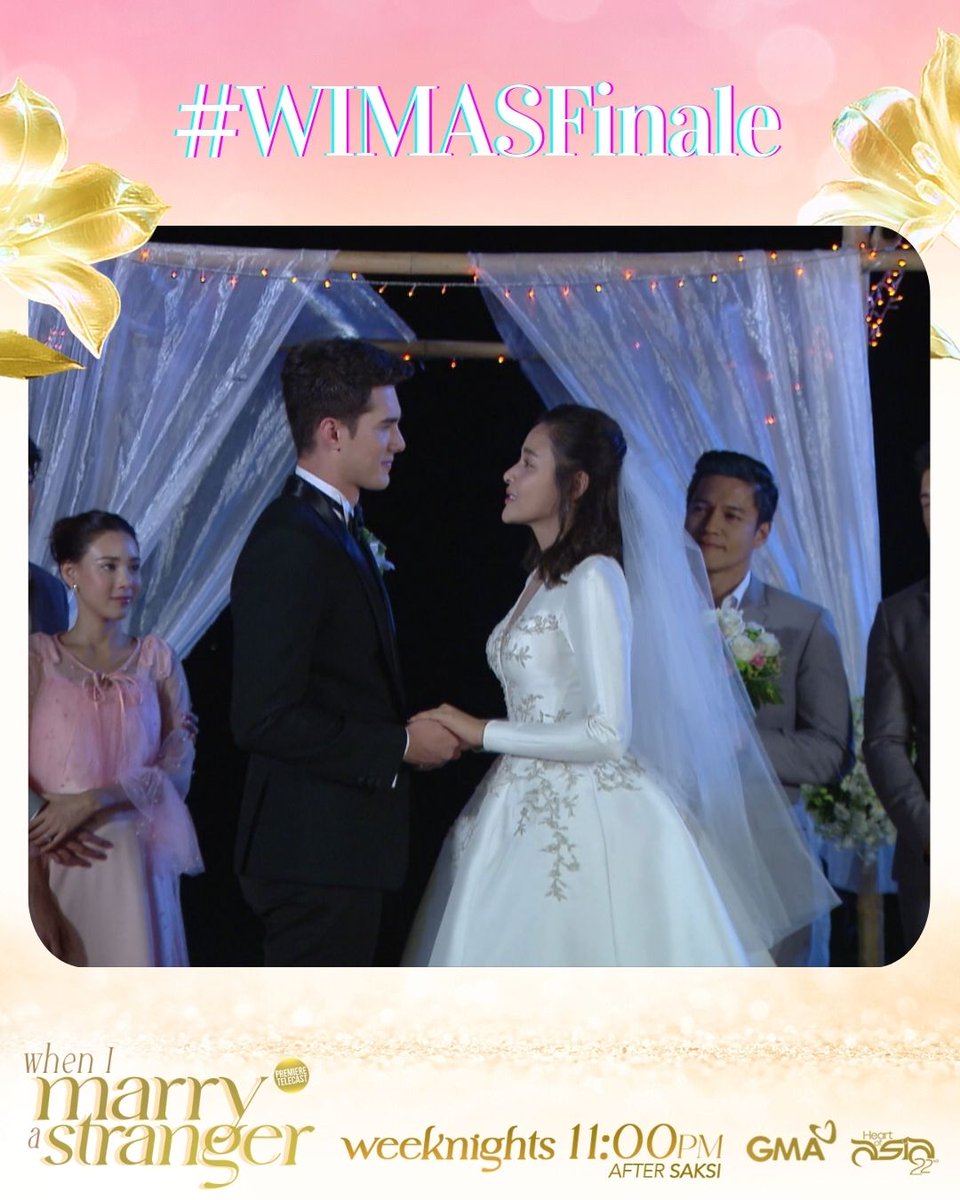 OfficialGMAHOA's tweet photo. You're invited to the wedding of Kayden and Maiah! π
#WIMASFinale
#WhenIMarryAStranger | 11:00 PM https://t.co/vueYKRPmx9
