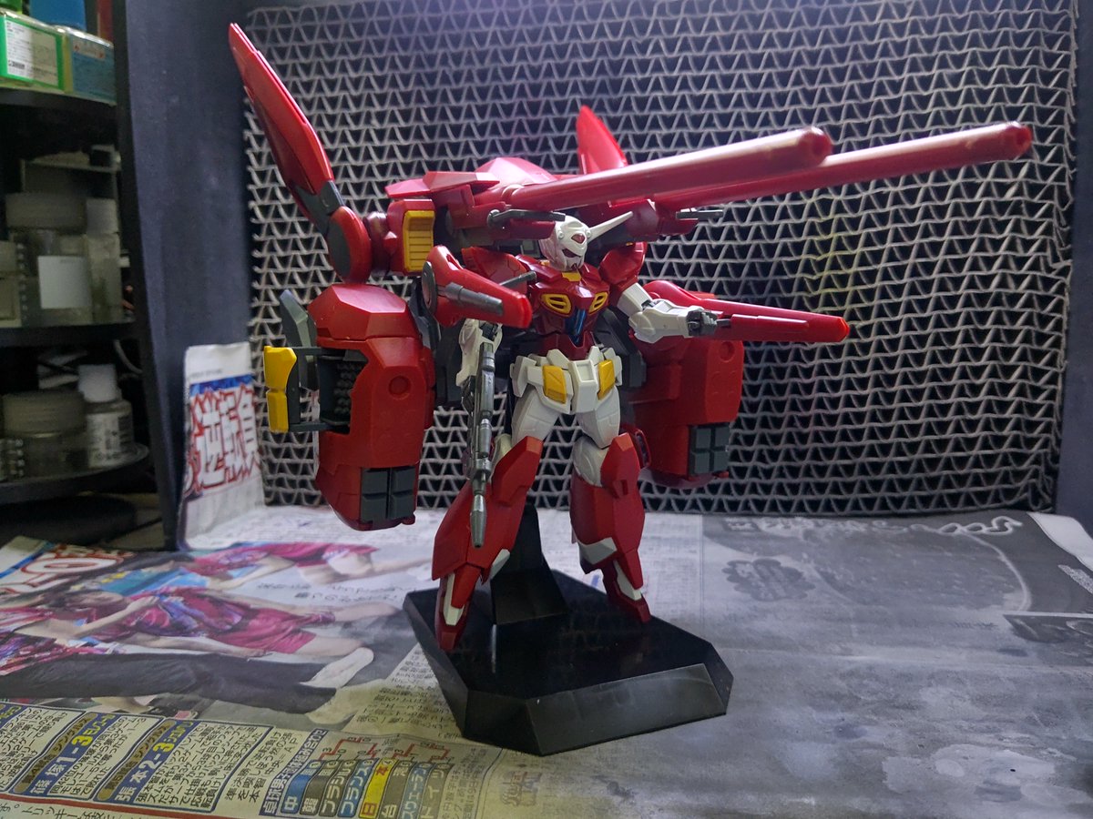 mitz_con's tweet photo. GNアームズ完成であります
(￣^￣)ゞ
サポートメカシリーズお次はアサルトパックであります

#ガンプラ好き
#ガンプラ好きな人と繋がりたい
#ガンプラ好きと繋がりたい
#機動戦士ガンダムOO
#ガンダムエクシア https://t.co/jwjEubqz0g