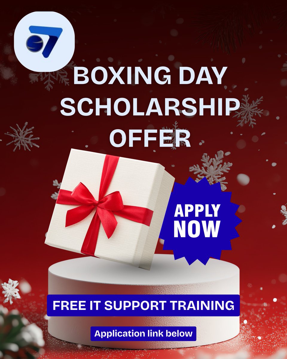 🎓 Tuition-free training | Career-ready certification | Limited slots

👉 Apply Here: bit.ly/IT-COURSES

#boxingday #newyear #freetraining #freecertification #freecourse