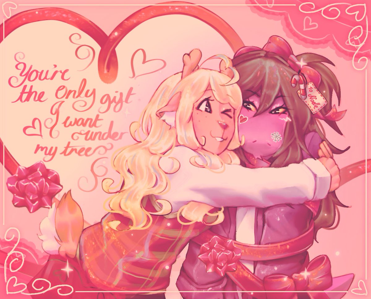 sugarlover1225's tweet image. Sorry it’s one day late!! My final Christmas Suselle art I had ready!! #DELTARUNE