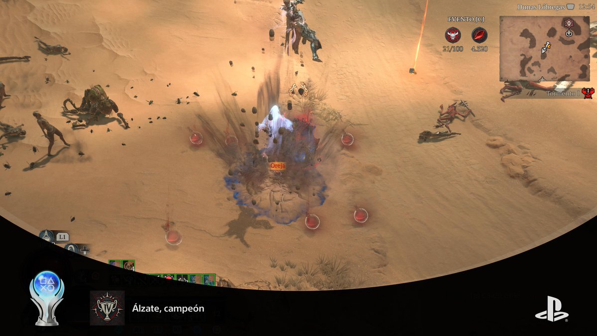 Platino #96: Diablo IV
Álzate, campeón (PLATINUM)
#PlayStationTrophy