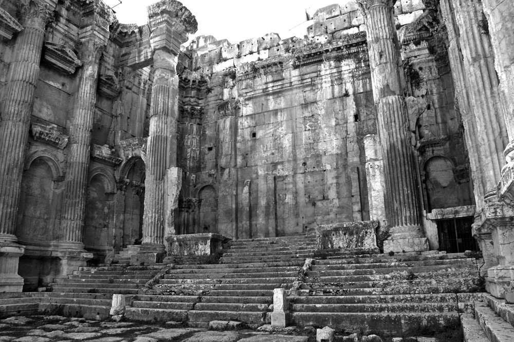 nmhistoire's tweet image. L’adyton du petit temple de Baalbek, Liban