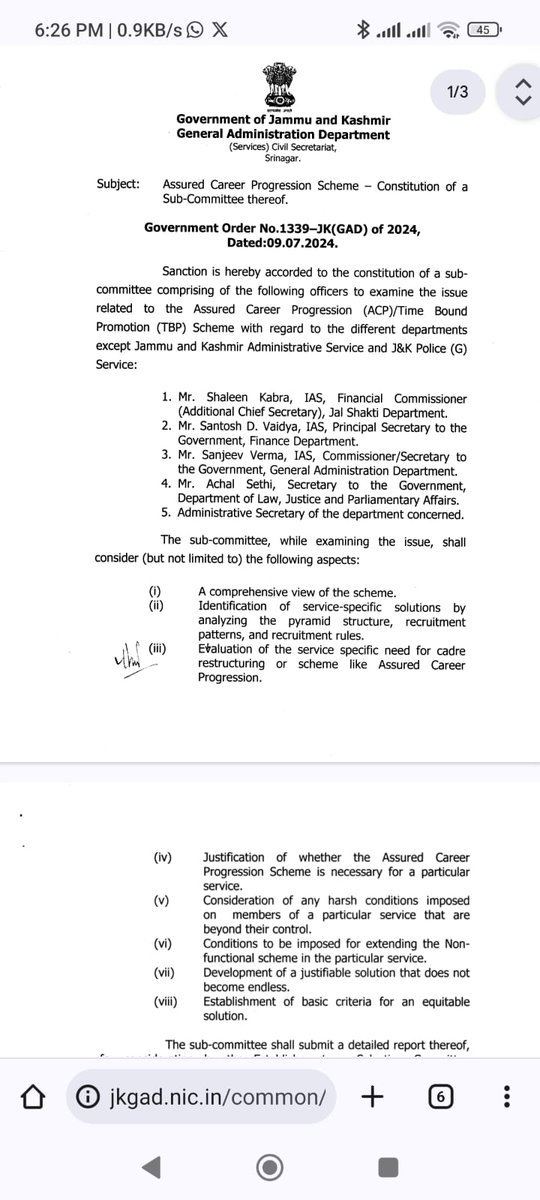 JKPSCLecturers's tweet photo. Cabinet’s nod to pay up-gradation of Panchayat Secretaries &amp; MACP benefits to Ladakh UT Lecturers (borne out of J&amp;K cadre before bifurcation) sets a positive precedent. We urge Hon’ble CS @DullooAtal  Hon'ble @ShaleenKabra to expedite a final decision on ACP for JKUT Lecturers. https://t.co/MylqGI0Jcx