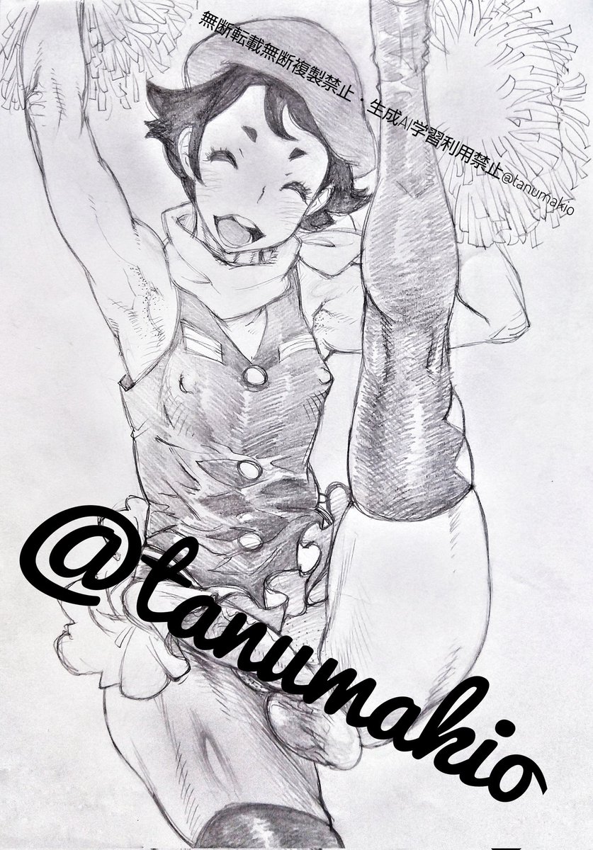 今年は企画関係で公開出来ないラフをずいぶん描いているのと前半の親族問題のストレスがあった分ラクガキも描けたリクエストも枚数少ないのですが、それでもあげてない絵がいくつかありますので残る数日であげてみましょうか😄 