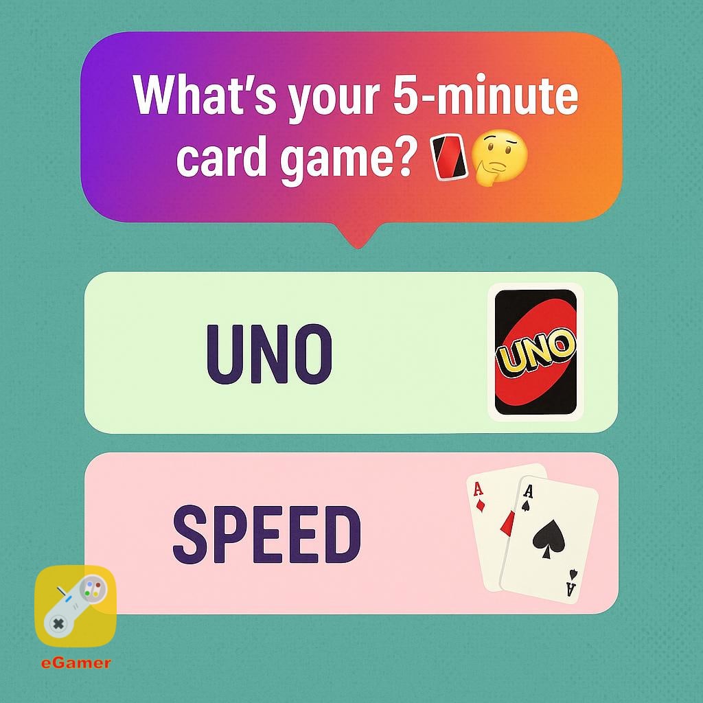 AppCedar's tweet image. What's your 5-minute Card Game? 🎴🤔
#eGamer #AppCedar
Get eGamer now: 👉 c24fx.app.link/gwD5YwpnaXb?ut…