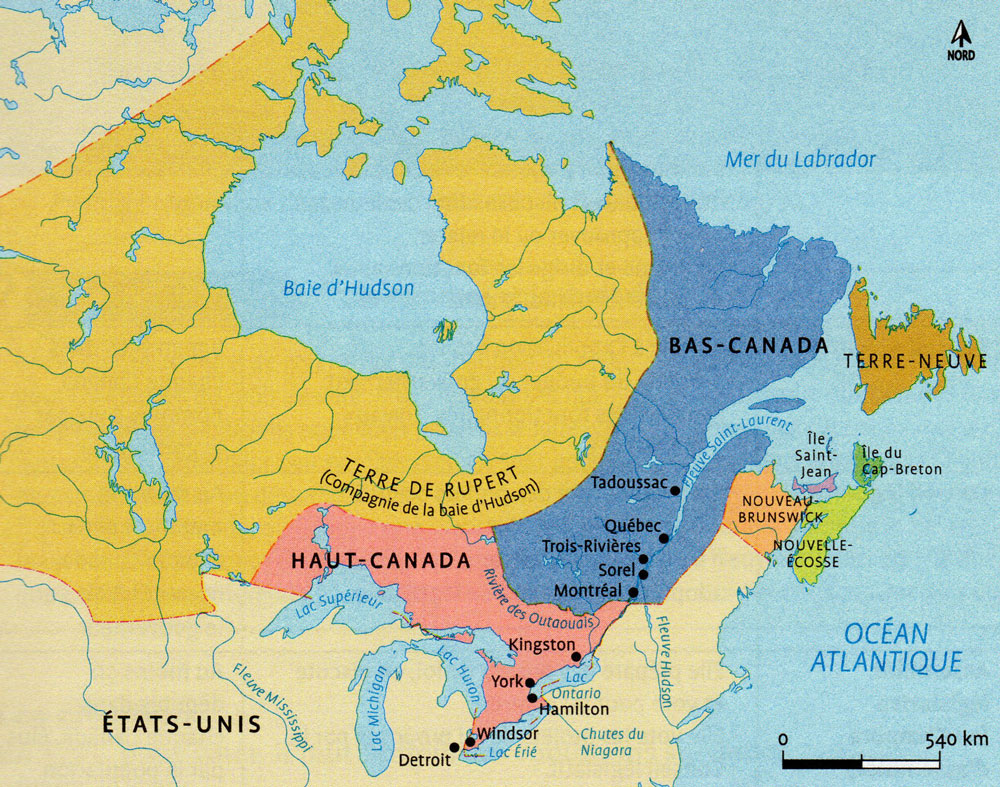 26 décembre 1791 (1/2)
Entrée en vigueur de l'Acte constitutionnel de 1791. La «Province du Québec» est divisée en 2 colonies distinctes (Haut et Bas-Canada) ayant chacune leurs assemblées législatives. Au Bas-Canada, la «Coutume de Paris» s'applique, ce qui permet aux femmes...