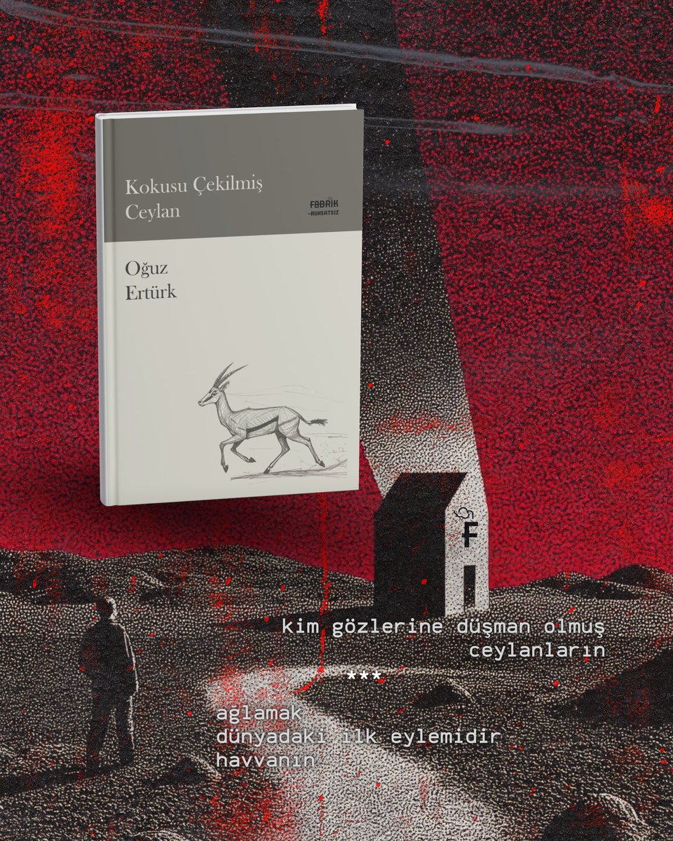 ⛓️‍💥 RUHSATSIZ Şiir Serimize Yeni Bir Ses

Şairimiz Oğuz Ertürk’ten 🦌🩸
“Kokusu Çekilmiş Ceylan”

#YeniBirKumaş 🏭