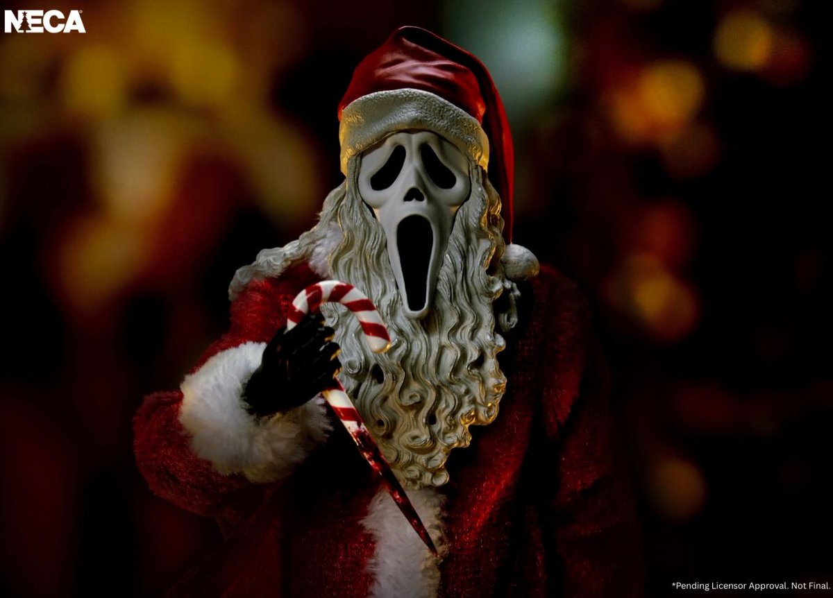 NECA Santa Ghost Face Preview toyark.com/2025/12/26/nec… #toyark #actionfigures