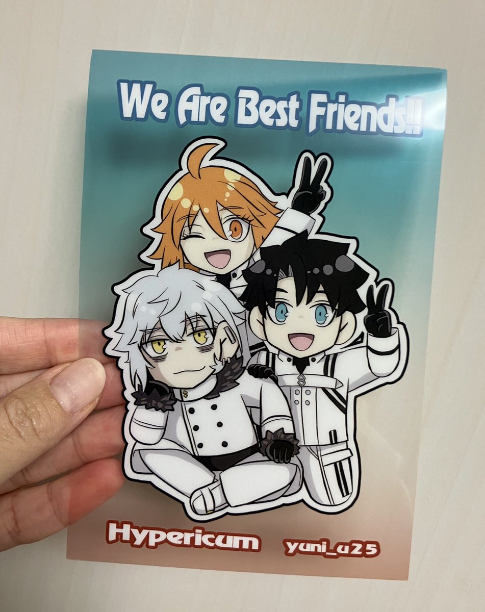 ポストカード…というかクリアカード届いたぁ！！ めちゃくちゃ可愛いよ