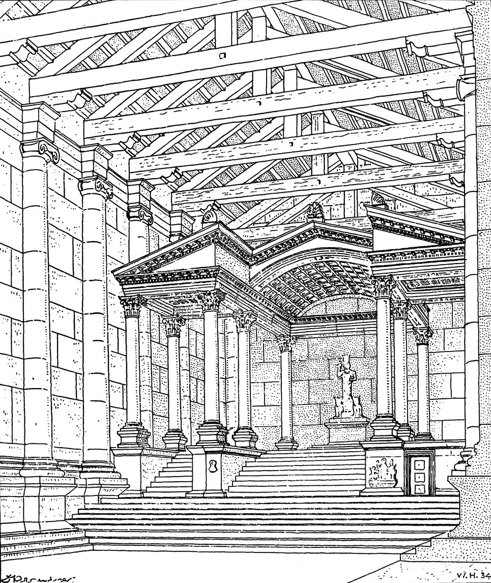 nmhistoire's tweet image. L’adyton du grand temple de Niha, Liban