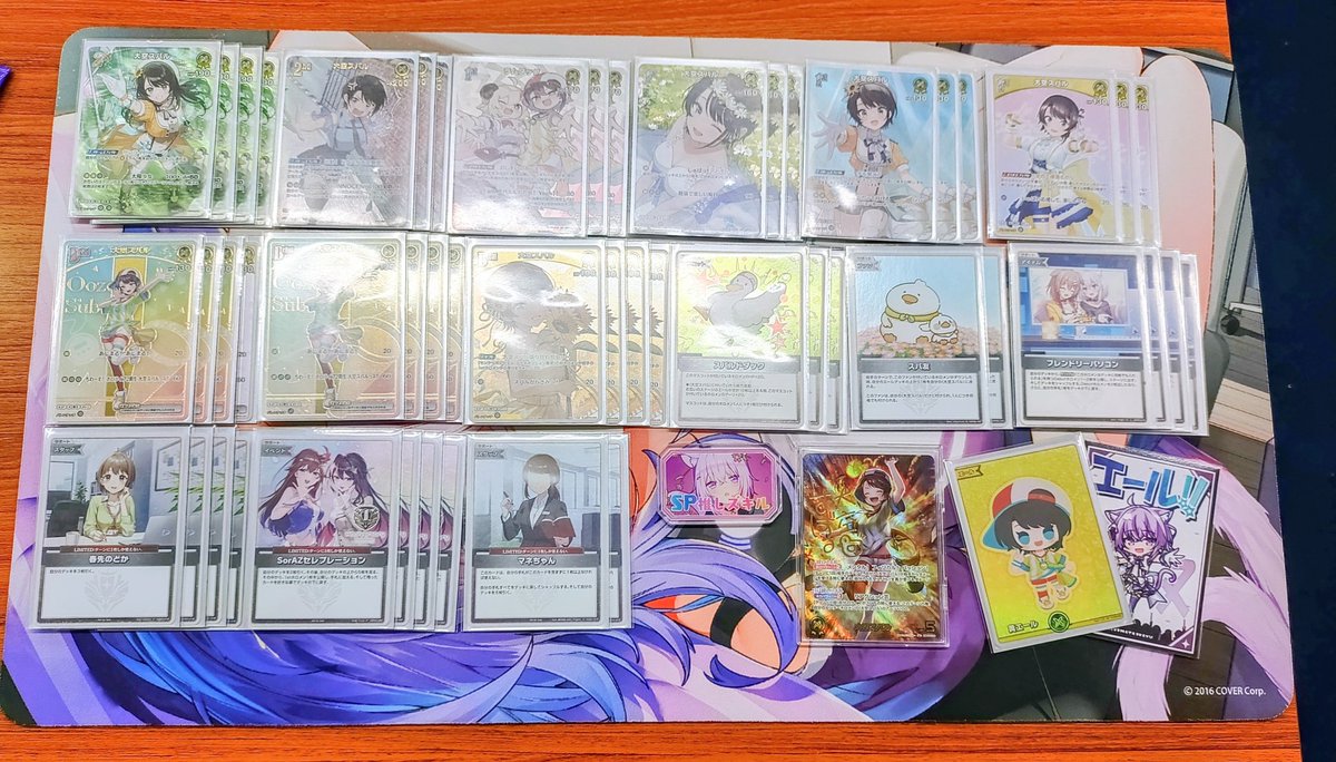 本日開催のホロライブカードゲームショップ大会の参加者は10名で、優勝