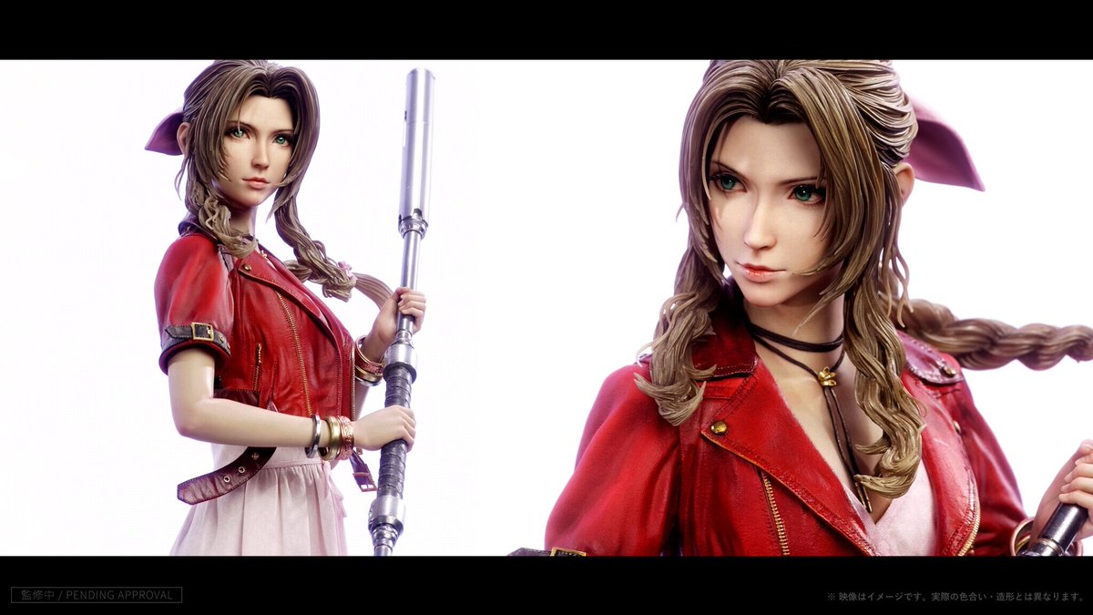 JVCom's tweet photo. Une sublime figurine de Aerith a été dévoilée par Prime1Studio ! https://t.co/0QnpAVlN9Y
