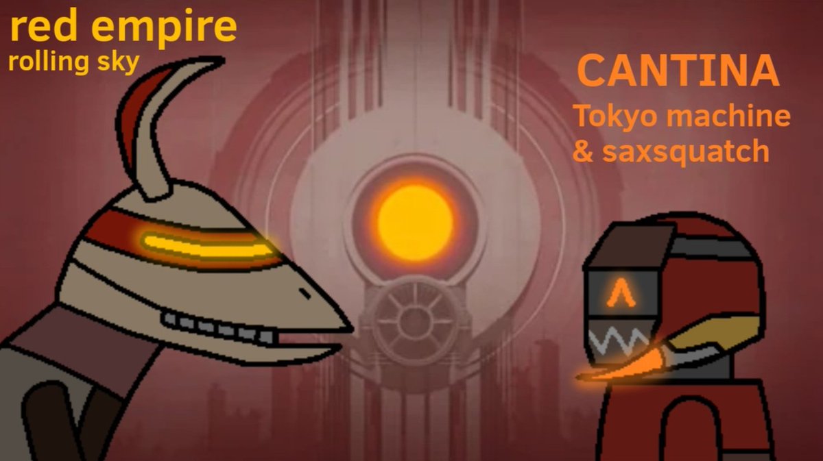 marvinthegalli's tweet image. I made red empire and CANTINA as beast version.

#Tokyomachine #rollingsky #robot  #mecha #wendigo #beast
