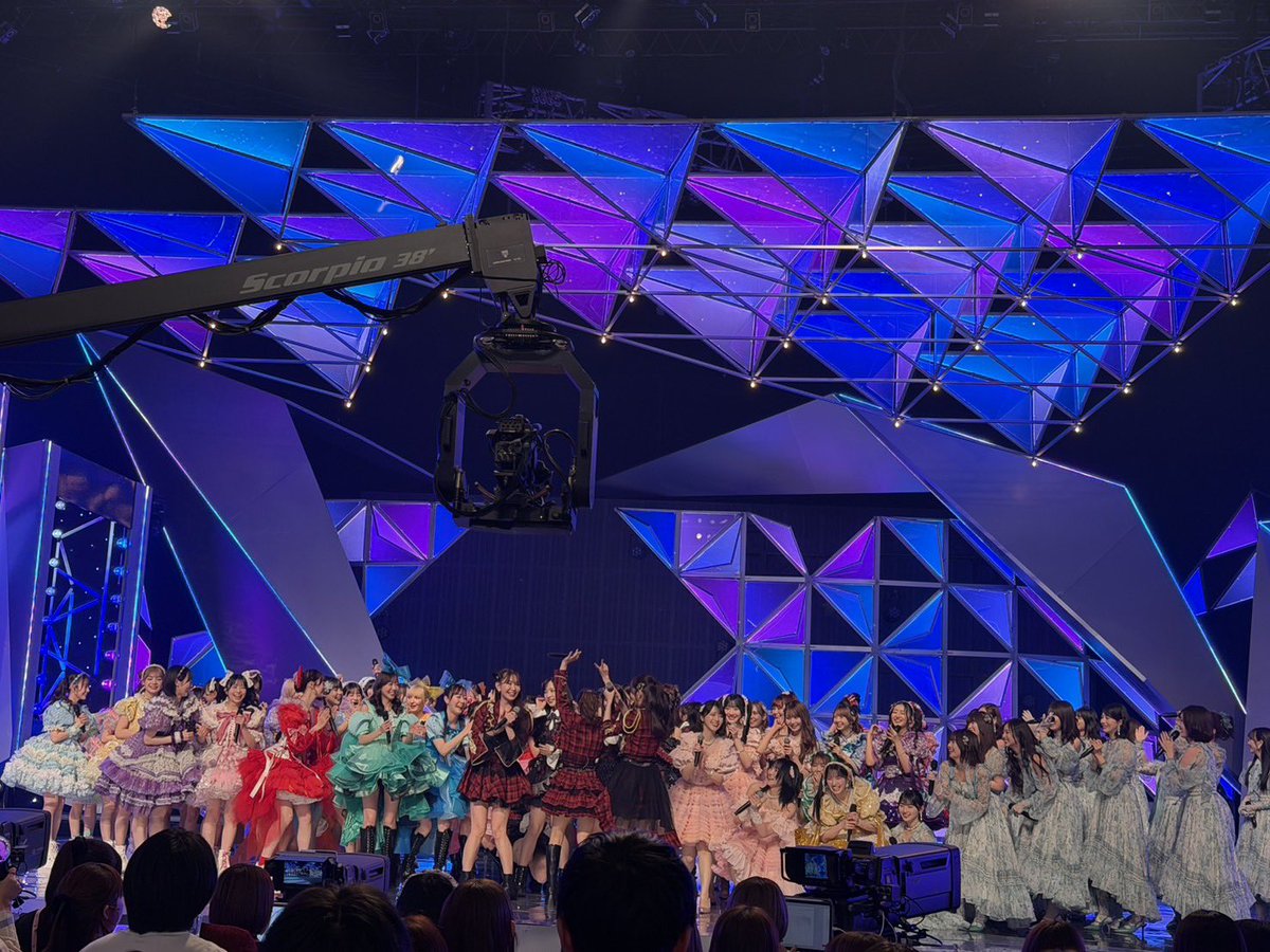 なんてったってアイドル」 歌唱後の 「皆んなお疲れ様ー！」「最高だっ