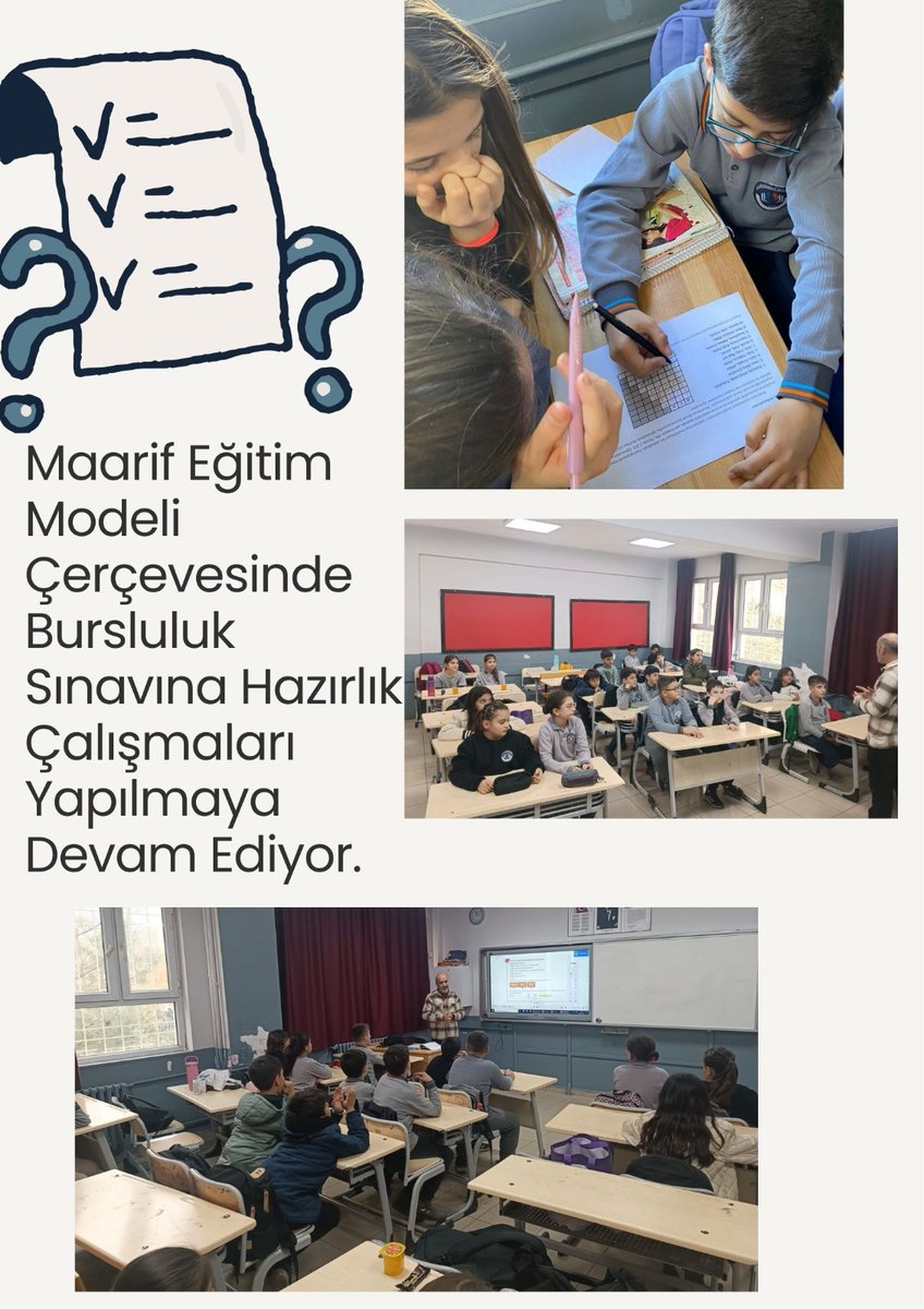 Maarif Eğitim Modeli Kapsamında Öğrencilerimiz Bursluluk  Sınavına Hazırlanmaya Devam Ediyor  <a href="/Mardin_Valiligi/">Mardin Valiliği</a> <a href="/mardinilmem/">Mardin İl Millî Eğitim Müdürlüğü</a> <a href="/artukluilcemem/">Artuklu İlçe Milli Eğitim Müdürlüğü</a> <a href="/mehmeteminduya1/">Mehmet Emin DUYAN</a>