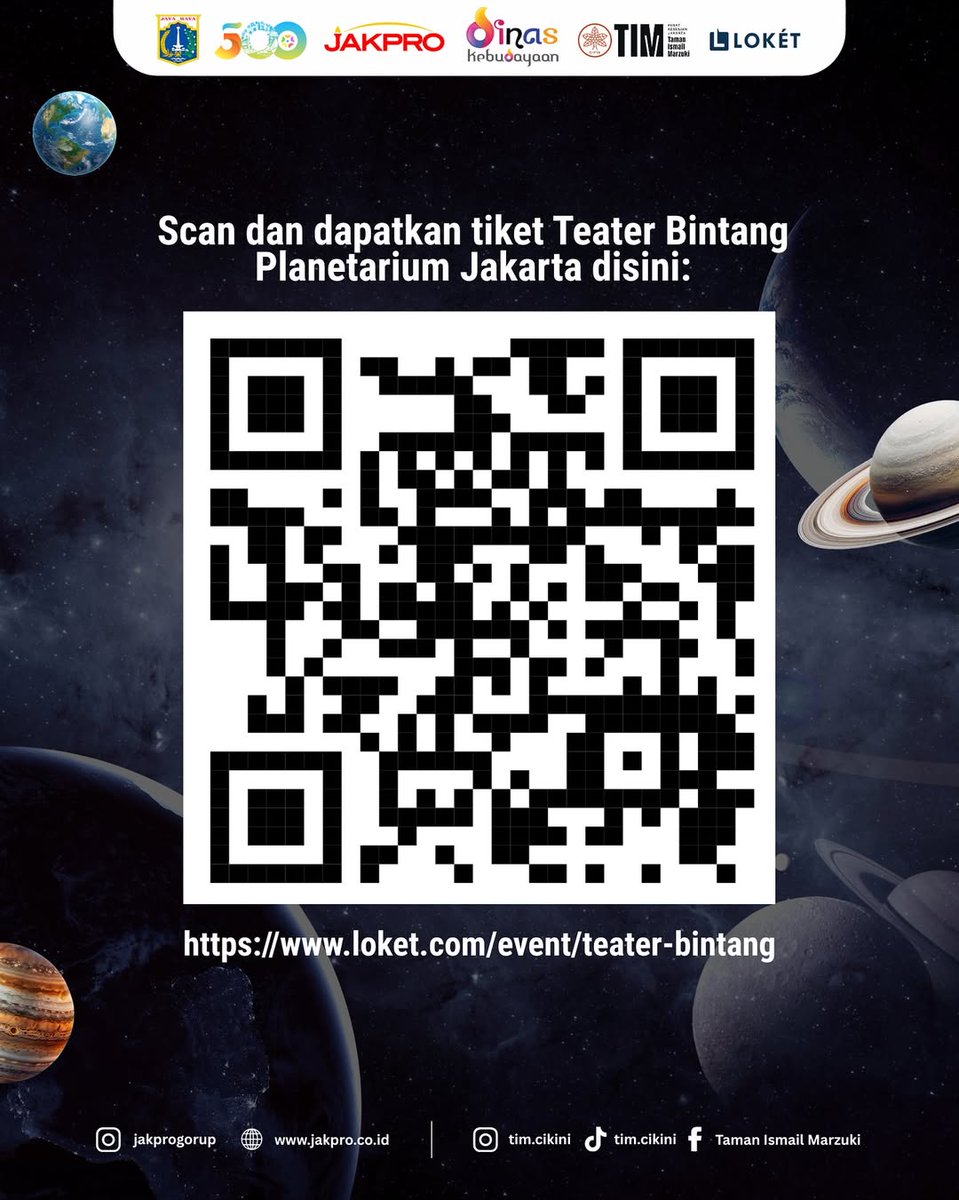 Menikmati libur panjang kemana? Di Planetarium Jakarta lah! Sekarang tiketnya sudah ada di loket.com ya! #jakpro #timcikini <a href="/pramonoanung/">Pramono Anung (IG : @pramonoanungw)</a> <a href="/DKIJakarta/">Pemprov DKI Jakarta</a>
