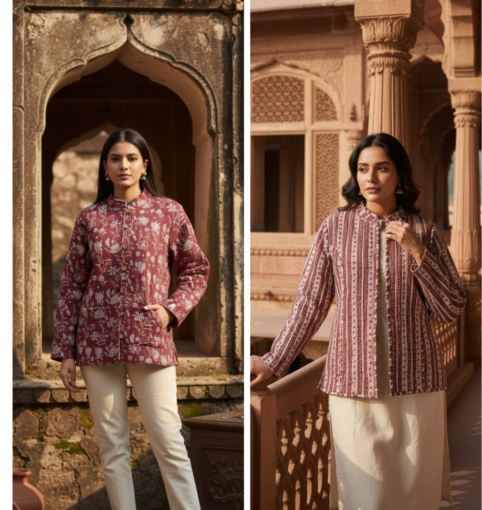 sukriti_store's tweet image. Reversible Cotton Jacket with Cotton Filling &amp;amp; Pocket

#CottonJacket
#ReversibleJacket
#WinterWear
#WomenWinterFashion
#LayeringStyle
#EthnicWinterWear
#CottonFashion
#ComfortWear
#IndianWinterStyle
#BoutiqueCollection

Buy Now: sukritistore.com/products/tnf22…