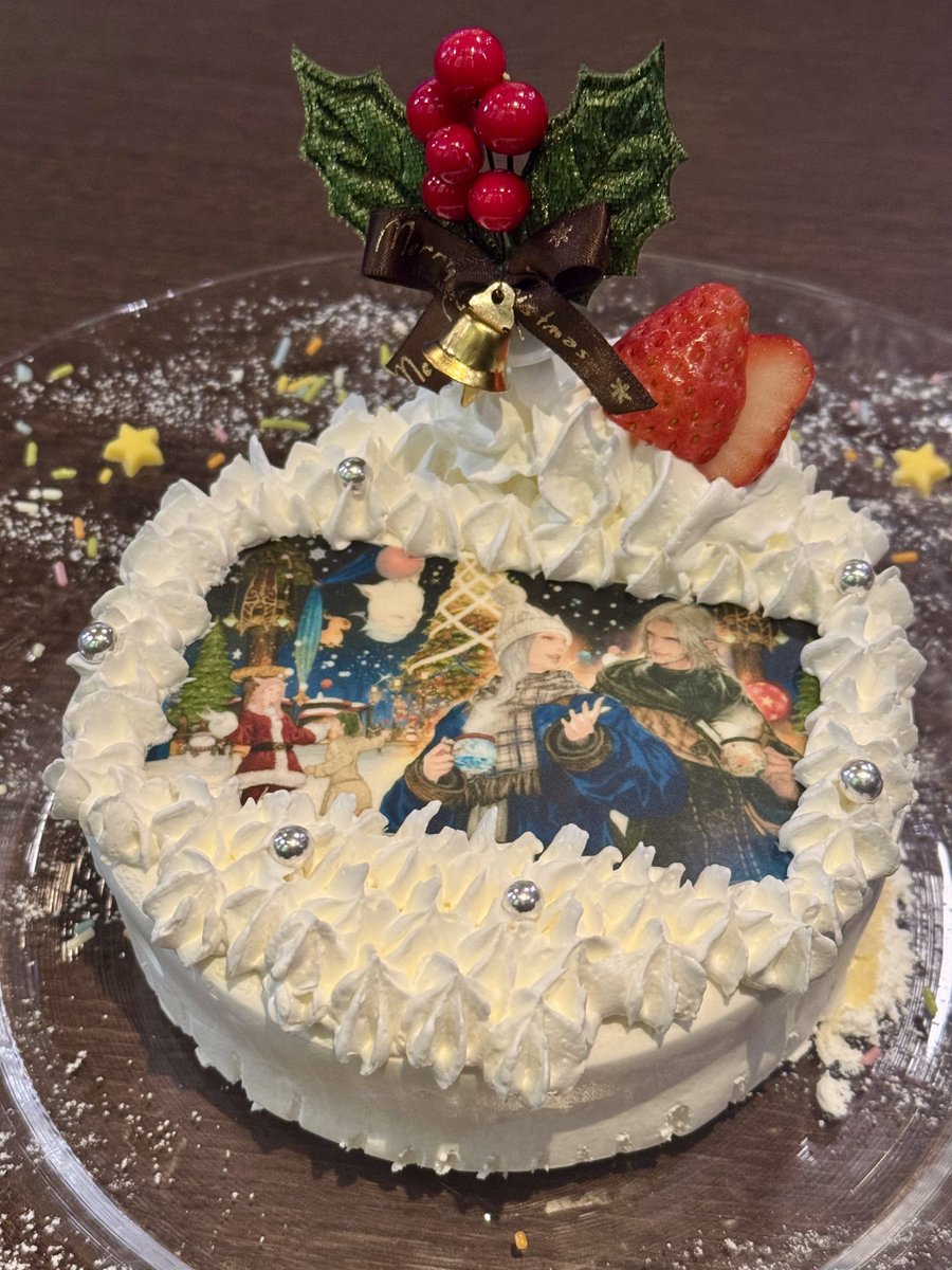 ene_ne1's tweet photo. エオカフェ秋葉原店で星芒祭のメニューと特製アートケーキを食べました✨
おいしかった〜🥰 https://t.co/Xd3672yJVL