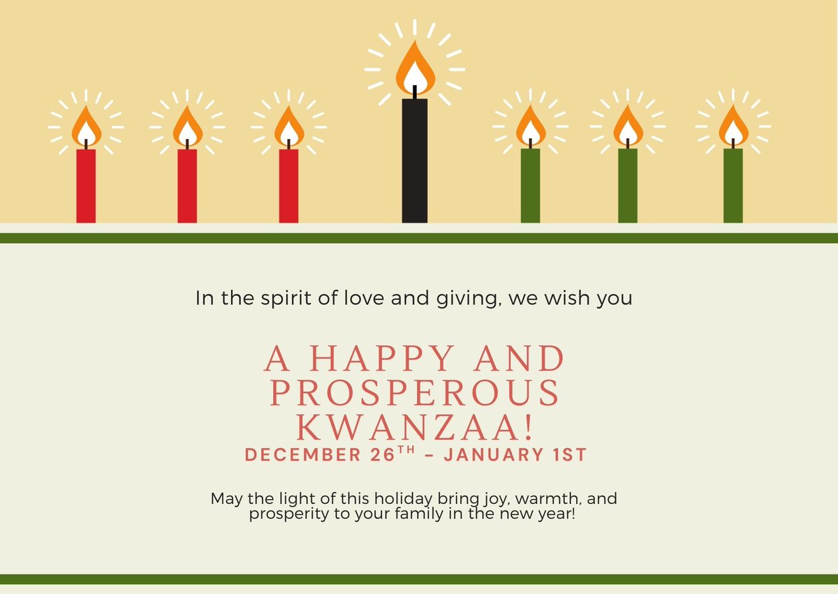 LaurelFourth's tweet photo. #HappyKwanzaa! https://t.co/xndpIQ1rxO