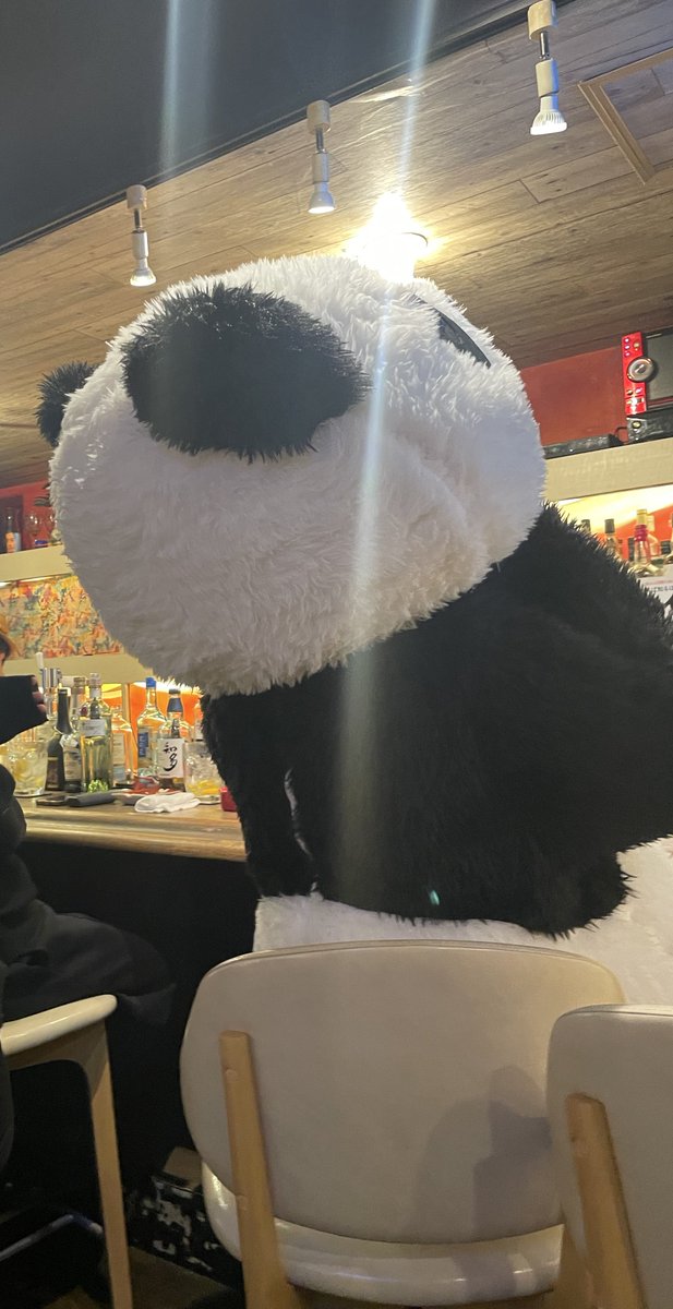 hirop0017's tweet photo. いつものバー

パンダも仕事納めしたのか酒飲んでアイコス吸っててかわいい https://t.co/UTnhuMpIbd