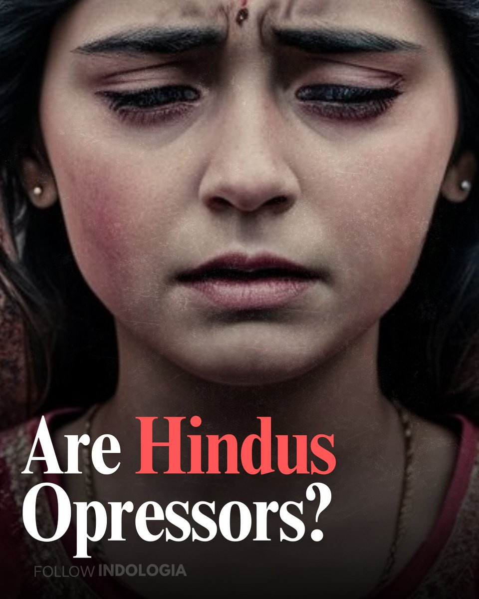 indologia's tweet photo. Missionaries come to Hindu villages backed by billions in international funding. They tell locals their gods are demons and their practices are backward. They make fake promises and miracle cures to those who convert. It all happens under the banner of religious freedom.

When Hindus resist these conversions  or defend their traditions, the narrative flips instantly. 

They're labeled as intolerant fundamentalists. The global media reports on the "persecution of minorities." International organizations issue statements of concern. And somehow, the people being targeted for conversion become the aggressors.

Yes, Christians are a numerical minority in India. But those missionaries aren't operating alone in some village. They're backed by massive international organizations, billion-dollar budgets, and institutional support from some of the world's most powerful nations. 

The "minority" has more organized global power than the "majority" ever will.

When missionaries call Hindu deities false gods or demonic entities, it's protected as religious expression. 

When Hindus push back against these characterizations or create laws against coercive conversion, it's called religious persecution. 

Only one group is expected to absorb insults quietly. 
Only one group's resistance gets labeled as hate.

Then they tell Hindus to "Be the bigger person". It sounds reasonable but look at what it actually demands: Accept insults to your gods. Allow organized campaigns to convert your community. Stay quiet about the power dynamics at play. 

And if you don't—if you resist too loudly—you've proven that you're the intolerant oppressor they always said you were.  Over generations, this messaging has done its work. 

Many Hindus internalize the idea that defending their tradition is somehow backwards. They've become apologetic about their own culture. They police their own communities to avoid being called fundamentalists. 

In the age of information, cultures don't go extinct 'coz of open conquest, but through shame and self-doubt planted from outside.

Hindu communities have no financial or legal backing, their temple funds are hijacked by the government, and they have no political or institutional support. 

Calling Hindus the oppressors is like calling an indigenous population oppressors of colonizers simply because there are more of them on their own land.

Conversion campaigns backed by foreign money and colonial legacy aren't the same as organic religious choice and defending your culture from organized erasure isn't extremism. It's survival. 

When someone tells you to stay peaceful while they systematically work to eliminate what you hold sacred, they're not asking for peace. They're asking for surrender. 

If Hindu self-defense is nationalism, then organized conversion is religious imperialism.