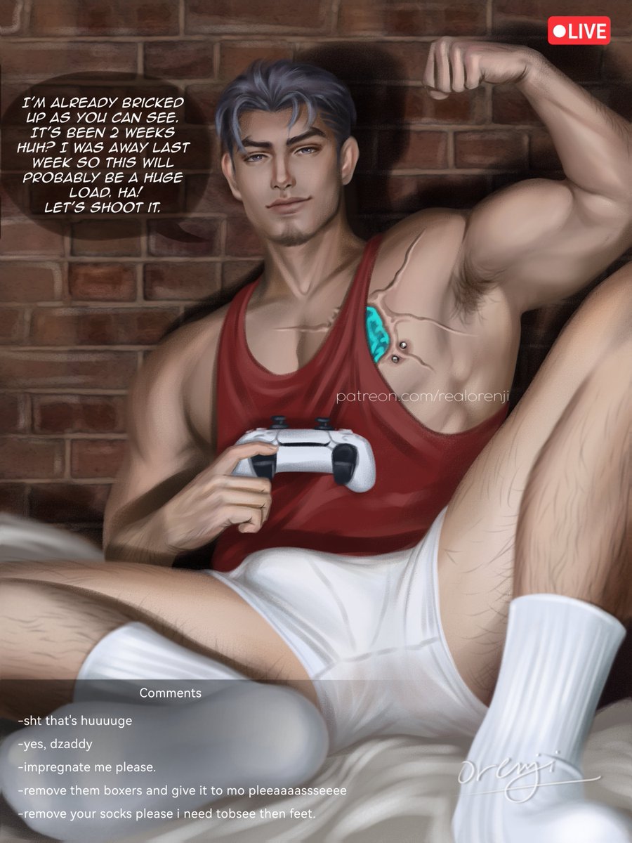 Fredrinn looking fire on his live stream🔥
Full uncensored comic on Patreon🌶️
Repost for part 2
#Fredrinn #fredrinnmlbb #mlbbnsfw #MLBB