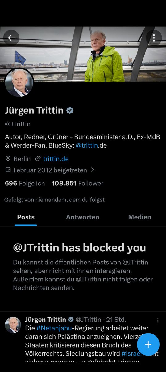 Verfächter der Meinungsfreiheit 
#Gruenen #HateAid sind halt lächerlich und haben mit Meinungsfreiheit halt so gar nichts am Hut. Widerlich sind solche Menschen