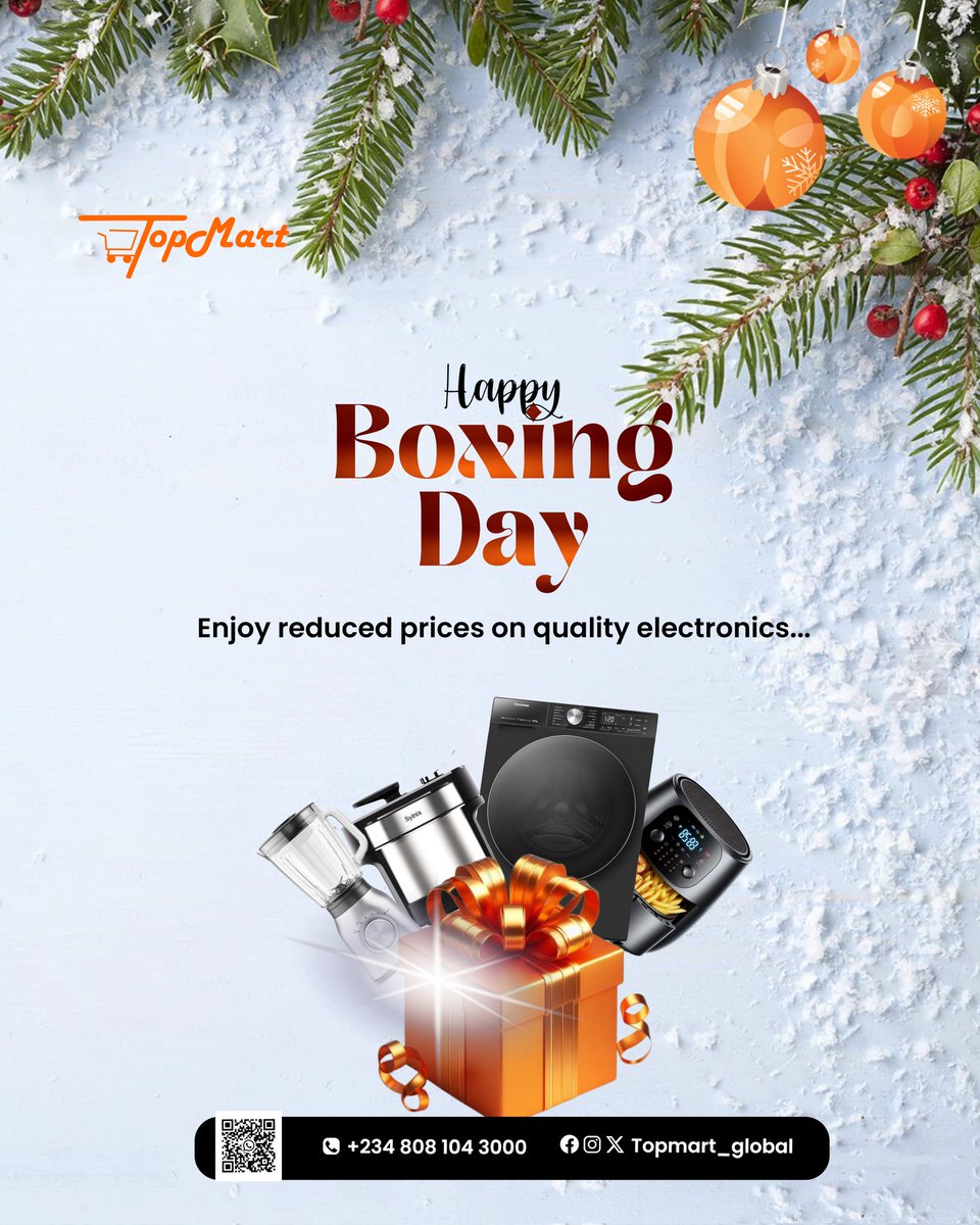 topmart_global's tweet photo. Happy boxing day to you all.
From us all @topmart_global https://t.co/gEKlPwW7uO