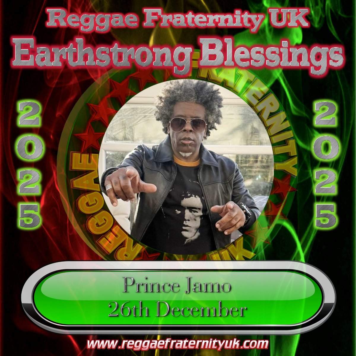 regfraternityuk's tweet image. RFUK sends Earthday Blessings to Reggae Singer Prince Jamo on his Special day 🎶🕺🏾🔥🌟🥂🍾🎤🎉🍰🍬😍🔥🎈🎊🎁 Fulljoy your day @princejamo 🥂🍾🎶🎤#rfuk #reggaefraternityuk  #earthstrong #artist #singer #reggae #reggaemusic #promotingukreggaeexcellence #princejamo