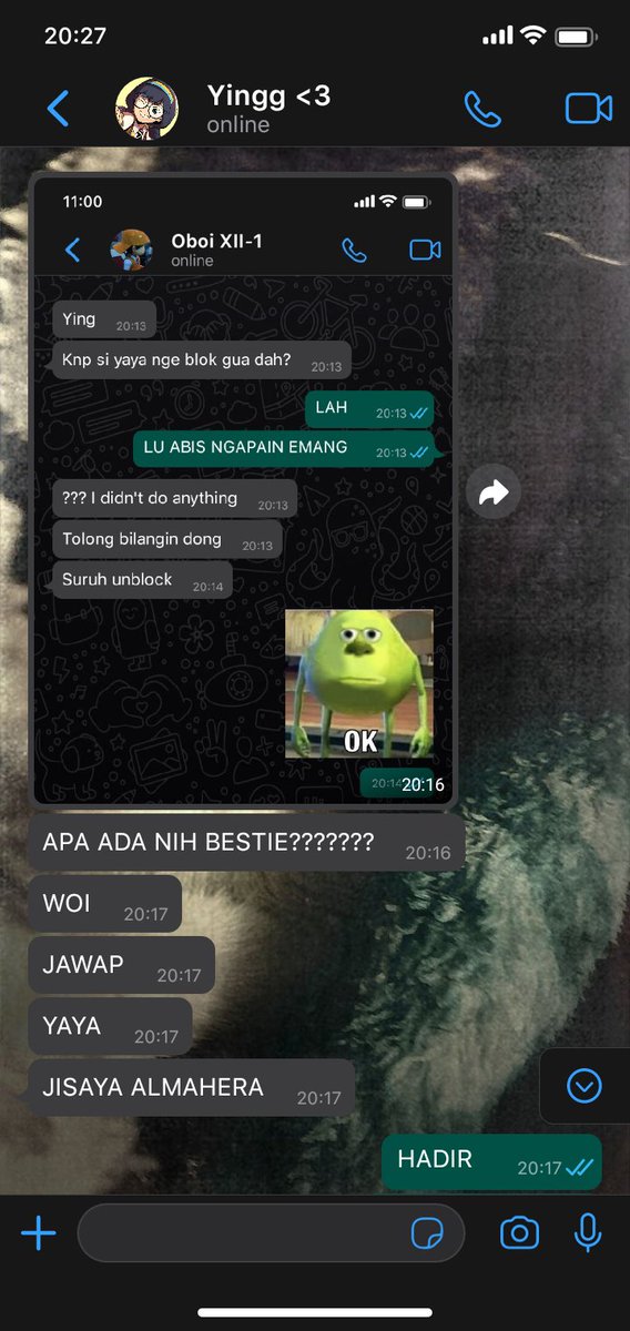 chebbyriess's tweet image. #boya ft. ying one tweets au
— ada lah pokoknya