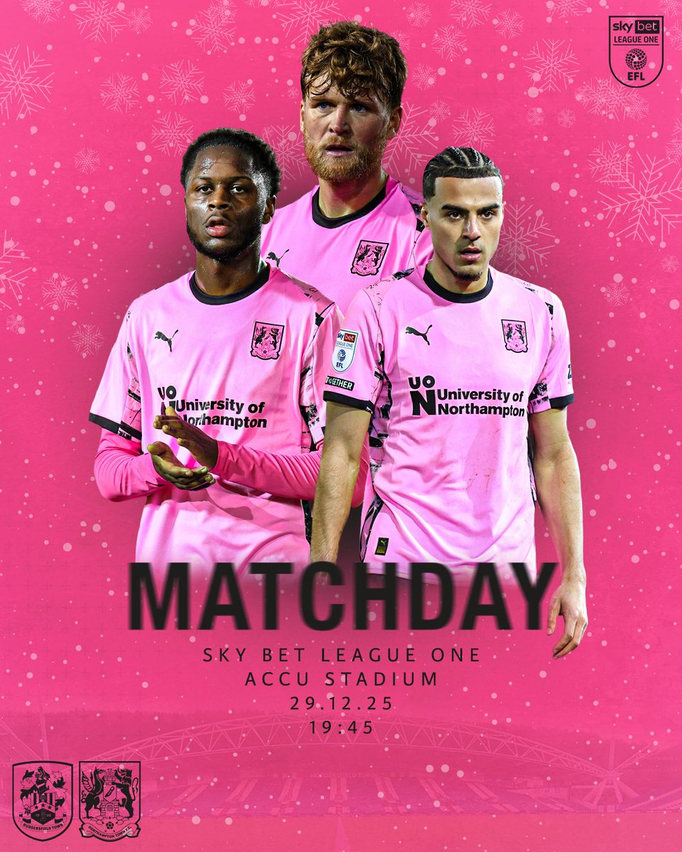 Matchday! 🙌

We make the trip to take on Huddersfield Town this evening! 👊

#ShoeArmy 👞