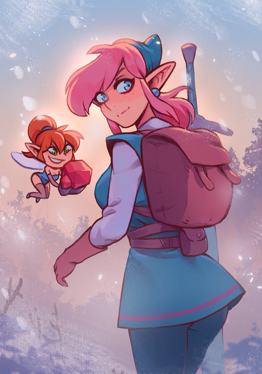「Female Link Friday - Winter Traveler 4 E」|brellomのイラスト