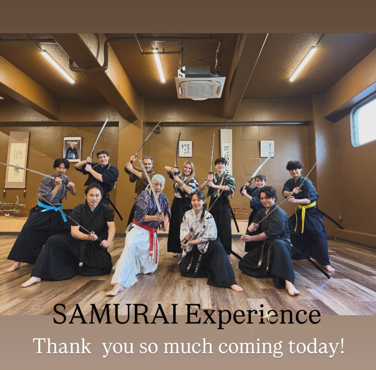 ━━━━━━━━━━━
　  　　　SAMURAI 道場
　『忘れられない 1 日』をお客様に
　　　　　　━━━━━━━━━━✨✨

昨日と本日はアメリカからのお客様🇺🇸
ご家族やお友達とのサムライ体験を楽しんでいただいています😊
Thank you so much!

#サムライ道場 #samuraiexperience